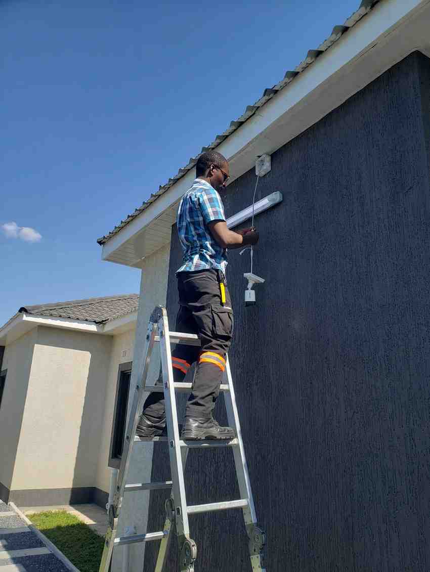 CCTV camera installation by Keystone Technologies